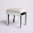 Bardwell Mirrored Upholstered Vanity Stool-482055498