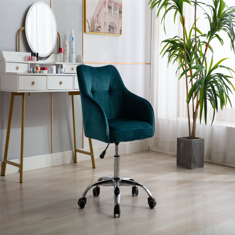Chaise de travail Cesc, Bleu sarcelle