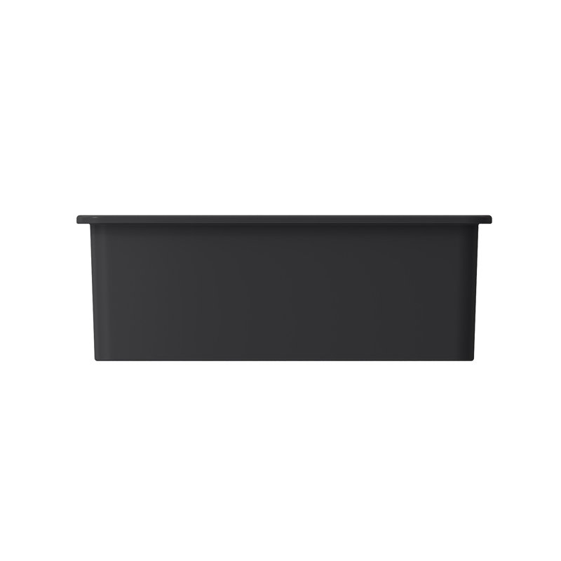 26.75'' L Kitchen Sink, Matte Dark Gray