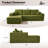 Sabit Boneless 2 - Piece Free Combination Sectional-No Assembly Required Compression Sofa-39182991-39182987