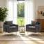 Chaise d'appoint rembourrée avec rangement et poche-598868102