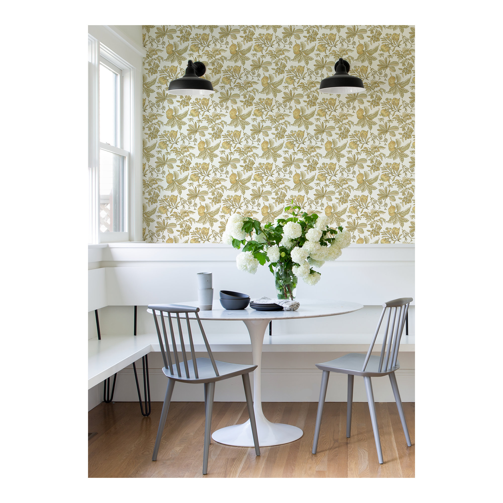 Lucier Fruit Wallpaper, Yellow