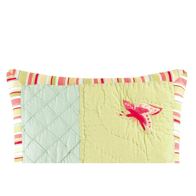 4 Squares Pieced Pillow