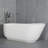 64 Inch Freestanding Solid Surface Soaking Bathtub For Bathroom