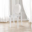 Elegant & Durable Clear Plastic Dining Chair – Stackable, Comfortable Seating for Kitchens, Living Rooms, Offices, or Outdoor Use