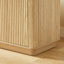 Buffet 63 po à rayures verticales avec rangement Stoarge, forme ondulée, meuble télé, pour chambre à coucher, salon, couloir, l 63 po x P 15,75 po x H 31,5 po.-92751191