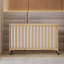 Lit de bébé pliant en bois pleine grandeur