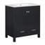 Meuble-lavabo avec lavabo en céramique, 2 portes et un tiroir-1142115080-1142115082