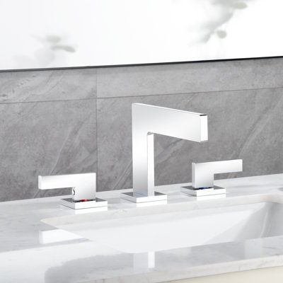 Robinet de salle de bain espacé à deux poignées 8 po S1419W-XX Sumerain