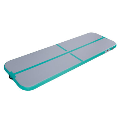 13ft Inflatable Air Gymnastics Mat – Non-Slip Training Tumble Track with Pump & Carry Bag
