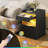  15.7'' W Nightstand with Charging Station and LED Lights