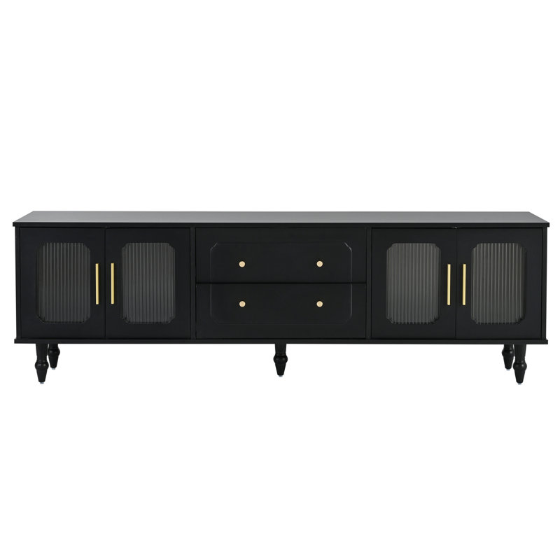 Hideaki 69.6'' Console Table, Black