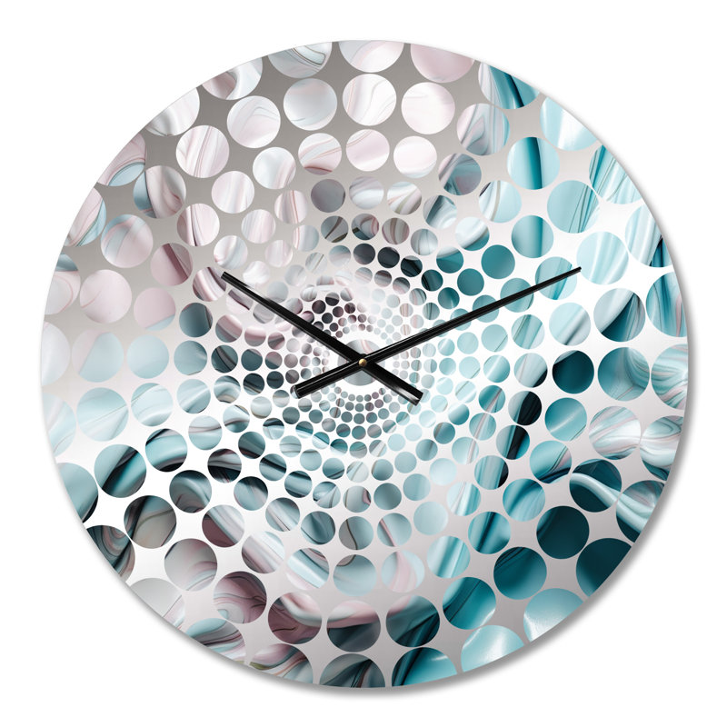 Maccoy - Horloge murale abstraite en marbre, Petit