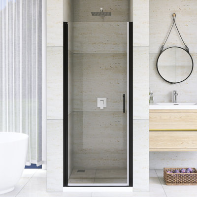 30-31 3/8" Pivot Semi-Frameless Shower Door