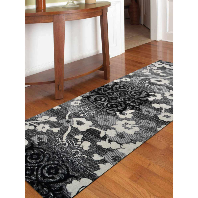 Tapis de couloir chauffant en polypropylène Tullos, Tapis de couloir 3 pi 2 po x 10 pi