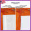Rideaux de fenêtre abstraits texturés orange, voilages et voilages texturés - 1 panneau-1145584671-1145584664