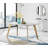 Corova Marble Effect Rectangle Dining Table - Modern Home