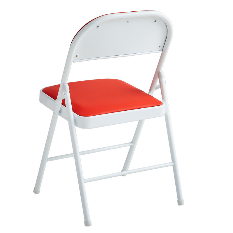 Crume Folding Chair (set of 4), Red
