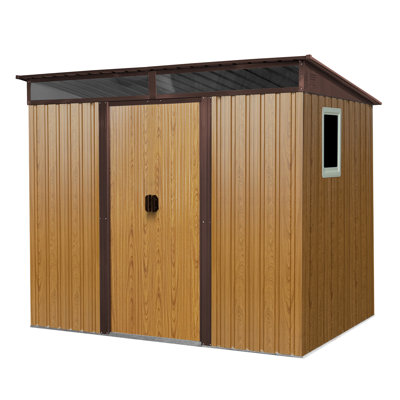 Canto Modern Galvanized Steel Weather-Resistant Tool Shed