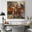  «Orange Beige Dragons Mythical Creature - décoration murale Mythical Creatures-106124276-136105025