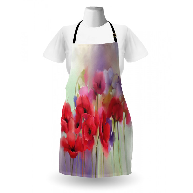 Tablier à fleurs dépilée