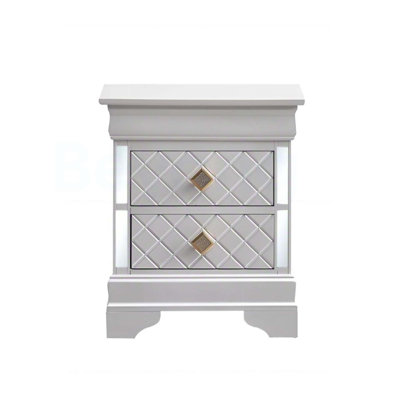 Verona G6735-N Nightstand  Pearl White