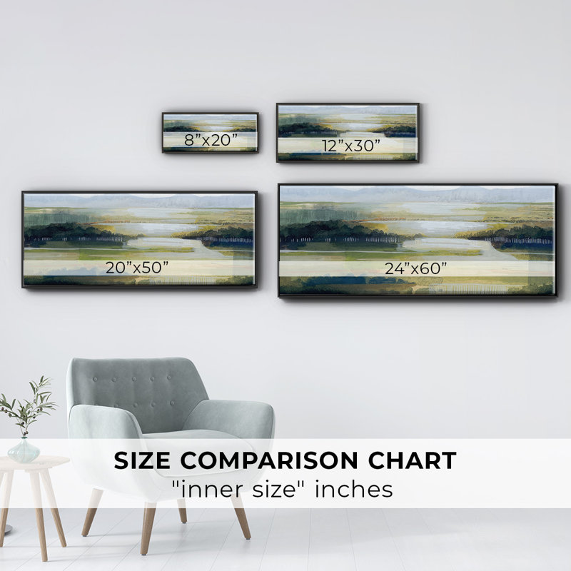 Lime Strata II- Framed Canvas