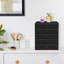 Boîte de rangement pour maquillage et coiffeuse, grande, 6 tiroirs, noire-529220973
