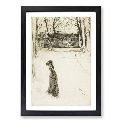Lady in the Street by James Mcneill Whistler - Framed Print
