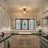 Hammered Water Glass Semi-Flush Mount