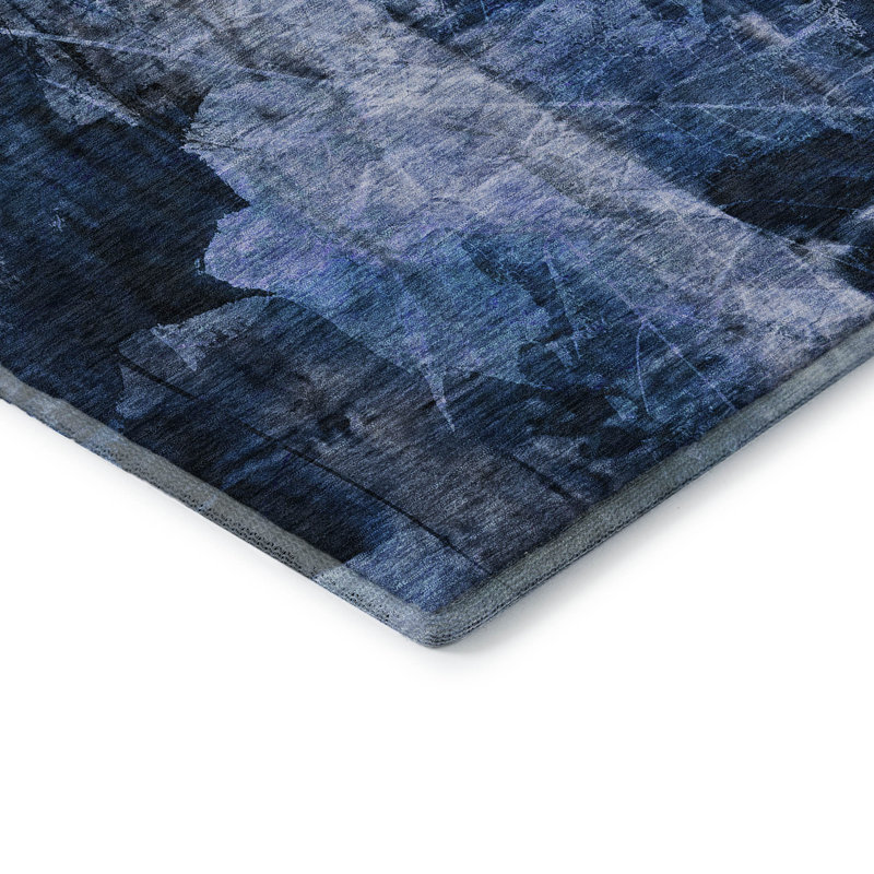 Cerrito Area Rug with Non-Slip Backing, Rectangle 2'6" x 3'10"
