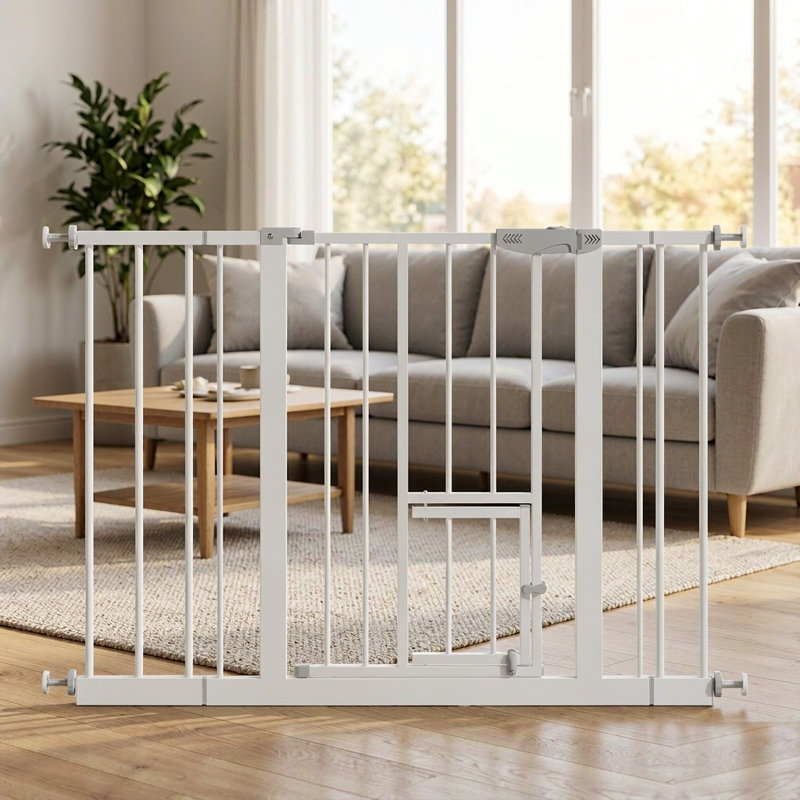Barrière de sécurité pour bébé en métal pour chat