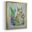 «Fantastic Florals Squirrel», toile encadrée de qualité supérieure - prête à être accrochée-1998962847-1998962846
