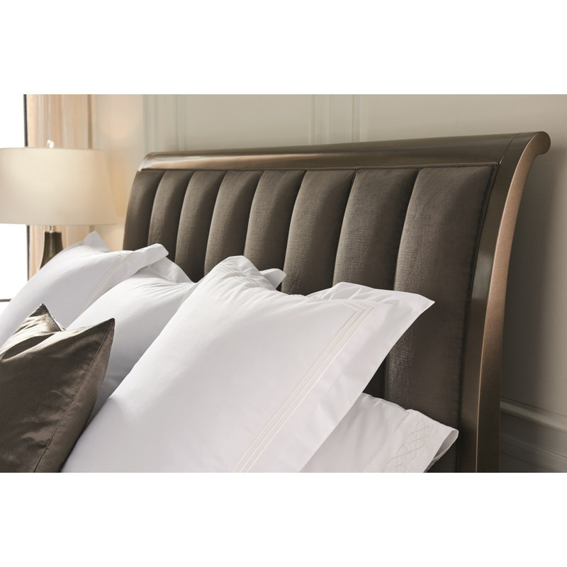 Caracole Classic Upholstered Sleigh Bed, Queen