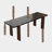 Black Rectangular Solid Wood desks-107654265
