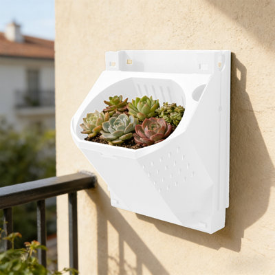 Artificial Flower Indoor And Outdoor Wall-mounted Flower Pots Green Planting Boxes And Wall-mounted Flower Troughs