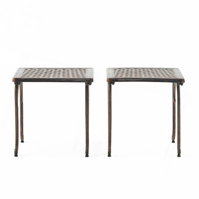 Laughlin Kd Cast End Table,Set of 2