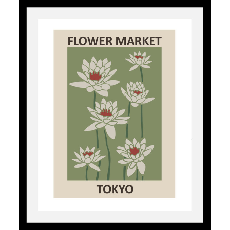 Tokyo - Single Picture Frame Print, 70cm H x 50cm W