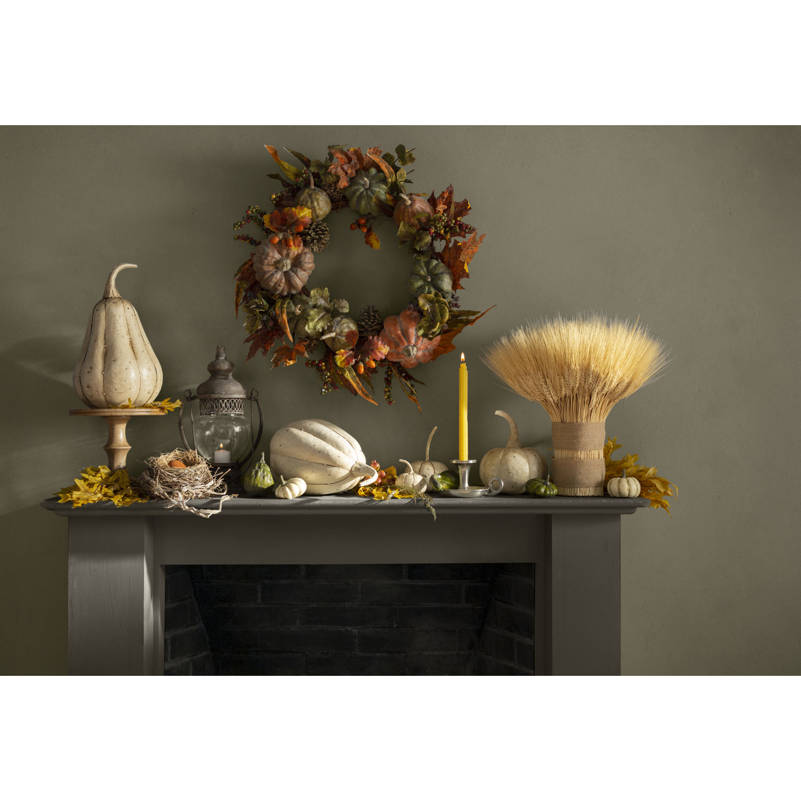 Waterbury Wheat Floral Arrangement