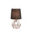 11.25" Copper Metal Table Lamp "Wesley Geometric"