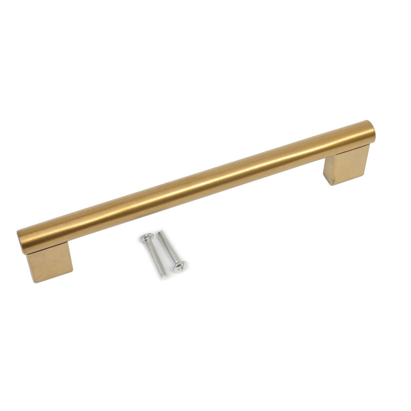Mayfair Keyhole 9.6 cm Centre Bar Handle, Brushed Gold