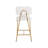 Xenia Upholstered Counter Stool with Metal Frame