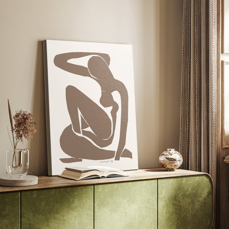 Matisse CCXV, reproduction d'art encadrée sur mesure, galerie Cavas, H 18 po x l 12 po
