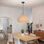 Luminaire suspendu en rotin naturel 1 lumière-105891634