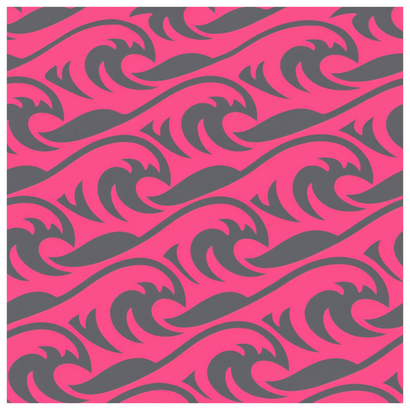 Pink  Wave Pattern Comforter, Twin Extra Long