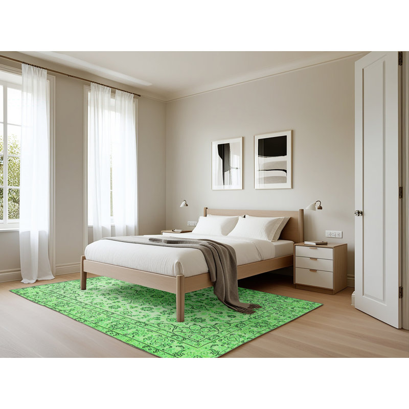Mesics Performance Oriental Indoor Rug, Rectangle 5' x 7'