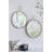 Iron Frame Vertical Round Mirror