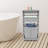 Plastic Rolling Laundry Basket with Handles-1647526360