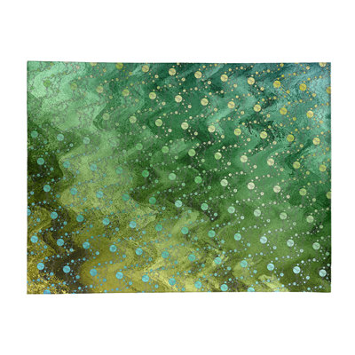Chenille Polka Dots Indoor Rug