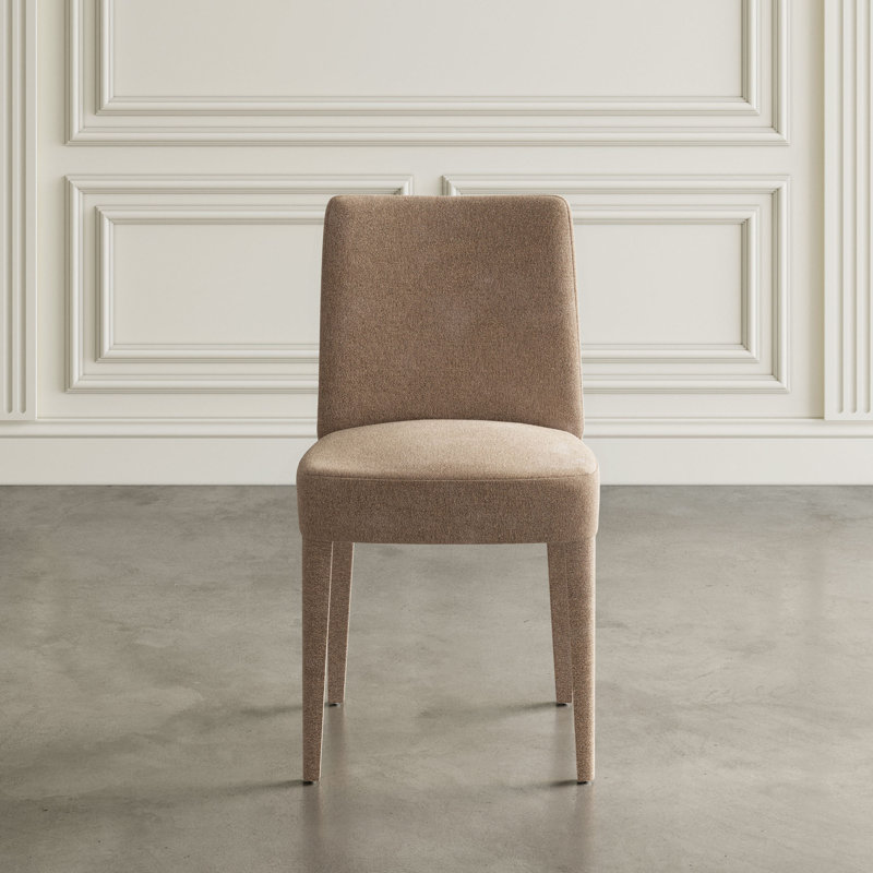 Akakios 20'' H Upholstered Side Chair, Sable